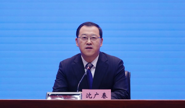 黑龍江省文化和旅游廳副廳長沈廣春。張澍攝