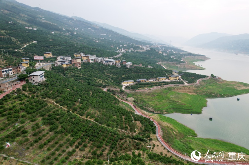 豐都縣安坪鎮(zhèn)三沱村。人民網(wǎng)記者 劉政寧攝