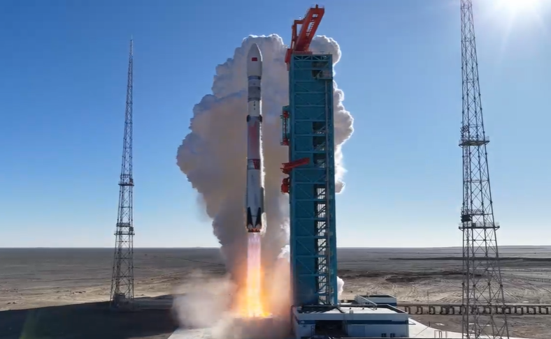 2025年12月3日，朱雀三號(hào)首飛現(xiàn)場(chǎng)。受訪者供圖