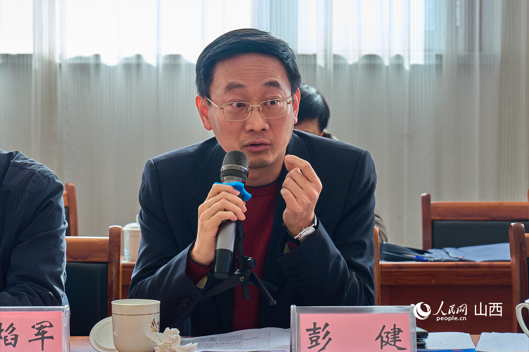 文化和旅游部文化和旅游研究基地（中國傳媒大學）主任彭健。人民網(wǎng) 張超寧攝